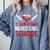 I Survived Nursing School Graduation Cool Comfort Colors Sweatshirt Blue Jean