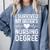 I Survived My Sister's Nursing Degree School Graduation Comfort Colors Sweatshirt Blue Jean
