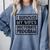 I Survived My Wife's Doctorate Program PhD Graduation Comfort Colors Sweatshirt Blue Jean