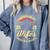 Survived My Wife's Master's Degree College Graduation Comfort Colors Sweatshirt Blue Jean