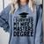 I Survived My Wife's Masters Degree Graduation Class Of 2025 Comfort Colors Sweatshirt Blue Jean
