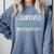 I Survived My Wife's Masters Degree Graduation Friends Comfort Colors Sweatshirt Blue Jean
