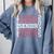 Swimming Senior Night Swimming Senior 2025 Graduation 40 Comfort Colors Sweatshirt Blue Jean