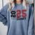 Swimming Senior Night Swimming Senior 2025 Graduation 59 Comfort Colors Sweatshirt Blue Jean