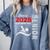 Swimming Team Senior Class Of 2025 Graduation 2025 Comfort Colors Sweatshirt Blue Jean