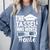 The Tassel Was Worth The Hassle Graduation Class Premium Tri-Blend Comfort Colors Sweatshirt Blue Jean