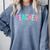 TEACHER Teacher Graduation Kindergarten Teacher 2022 Comfort Colors Sweatshirt Blue Jean