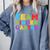 Team Kindergarten Shirt Teacher Back To School Graduation Men Women Girls Kids Comfort Colors Sweatshirt Blue Jean