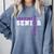Tennis Senior Night Tennis Senior 2025 Graduation 43 Comfort Colors Sweatshirt Blue Jean