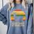 Test Day No Probllama Silhouette Teacher Student Graduation Comfort Colors Sweatshirt Blue Jean