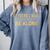 I Think I Was Ed To Be Alone Loner Introvert Thinker Comfort Colors Sweatshirt Blue Jean