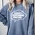 Thinker Introvert Anti Social Overthinker Comfort Colors Sweatshirt Blue Jean