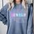 Tie Dye Senior 24 Class Of 2024 Seniors Graduation 24 Comfort Colors Sweatshirt Blue Jean
