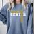 Track Senior Night Track Senior 2025 Graduation 14 Comfort Colors Sweatshirt Blue Jean