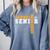 Track Senior Night Track Senior 2025 Graduation 8 Comfort Colors Sweatshirt Blue Jean
