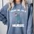Trust Me I'm Nurse Shirt Dabbing Gift Nursing Graduation Comfort Colors Sweatshirt Blue Jean