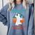 Trust Me I'Ve Got A Human Services Degree College Graduation Comfort Colors Sweatshirt Blue Jean