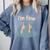 Two Thumbs Up I'm Fine Sarcastic Meme Introvert Humor Comfort Colors Sweatshirt Blue Jean