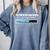 Veterinarian Progress Vet Graduation DVM Comfort Colors Sweatshirt Blue Jean