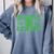 Volleyball Senior Night Volleyball Senior 2025 Graduation 16 Comfort Colors Sweatshirt Blue Jean