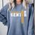Volleyball Senior Night Volleyball Senior 2025 Graduation 8 Comfort Colors Sweatshirt Blue Jean