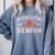 Weightlifting Senior 2024 Graduation Comfort Colors Sweatshirt Blue Jean