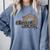 Women's Class Of 2026 Graduation Special Occasion Comfort Colors Sweatshirt Blue Jean