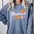Women's Master Graduation 2026 Mastered It Master's Degree Comfort Colors Sweatshirt Blue Jean