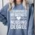 Women's I Survived My Brother's Nursing Degree School Graduation Comfort Colors Sweatshirt Blue Jean
