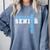 Women's Swimming Senior Night Swim Senior 2026 Graduation 39 Comfort Colors Sweatshirt Blue Jean