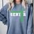 Wrestling Senior Night Wrestling Senior 2025 Graduation 34 Comfort Colors Sweatshirt Blue Jean