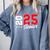 Wrestling Senior Night Wrestling Senior 2025 Graduation 75 Comfort Colors Sweatshirt Blue Jean