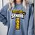 Wrestling Senior Night Senior 2026 Faith Cross Graduation Comfort Colors Sweatshirt Blue Jean