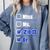 Zeta Phi Beta Doctor Graduation Zeta Phi Beta HBCU Doctor Comfort Colors Sweatshirt Blue Jean