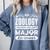 Zoology Major Graduation Zoology Quote Comfort Colors Sweatshirt Blue Jean