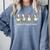 100 Days Of School Cute Goose Coffee Books Teacher Life Comfort Colors Sweatshirt Denim