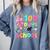 100th Day Of School Teacher Books 100 Days Of School Women Comfort Colors Sweatshirt Denim