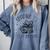 27th Birthday Women Book Lovers Chapter 27 Its My Birthday Comfort Colors Sweatshirt Denim