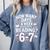 67 For Reading With Books Comfort Colors Sweatshirt Denim