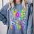 This Is My 70's Costume Nostalgia Mixtape Era 1970s Party Premium Tri-Blend Comfort Colors Sweatshirt Denim