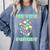 80s 90s Nostalgia Magic Cube Retro Party Costume Comfort Colors Sweatshirt Denim