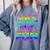 80's Girls Just Wanna Have Fun Nostalgia 1980s Style Premium Tri-Blend Comfort Colors Sweatshirt Denim