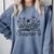 9th Birthday Chapter 9 Reading Book Lover 9 Year Old Comfort Colors Sweatshirt Denim