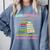 Abibliophobia Book Lovers Graphic Comfort Colors Sweatshirt Denim
