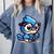 Adorable Book Lover Blue Jay With Reading Glasses Cute Raglan Baseball Tee Comfort Colors Sweatshirt Denim