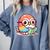 Adorable Book Lover Parrot With Reading Glasses Cute Comfort Colors Sweatshirt Denim