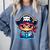Adorable Book Lover Pirate With Reading Glasses Cute Comfort Colors Sweatshirt Denim Adorable Book Lover Pirate With Reading Glasses Cute Comfort Colors Sweatshirt Denim