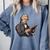 Alexander Hamilton Reading A Book Comfort Colors Sweatshirt Denim