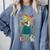 Alice In Wonderland Book Lover Lewis Carroll Rabbit Comfort Colors Sweatshirt Denim