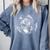 Anglerfish Reading Book Art Comfort Colors Sweatshirt Denim